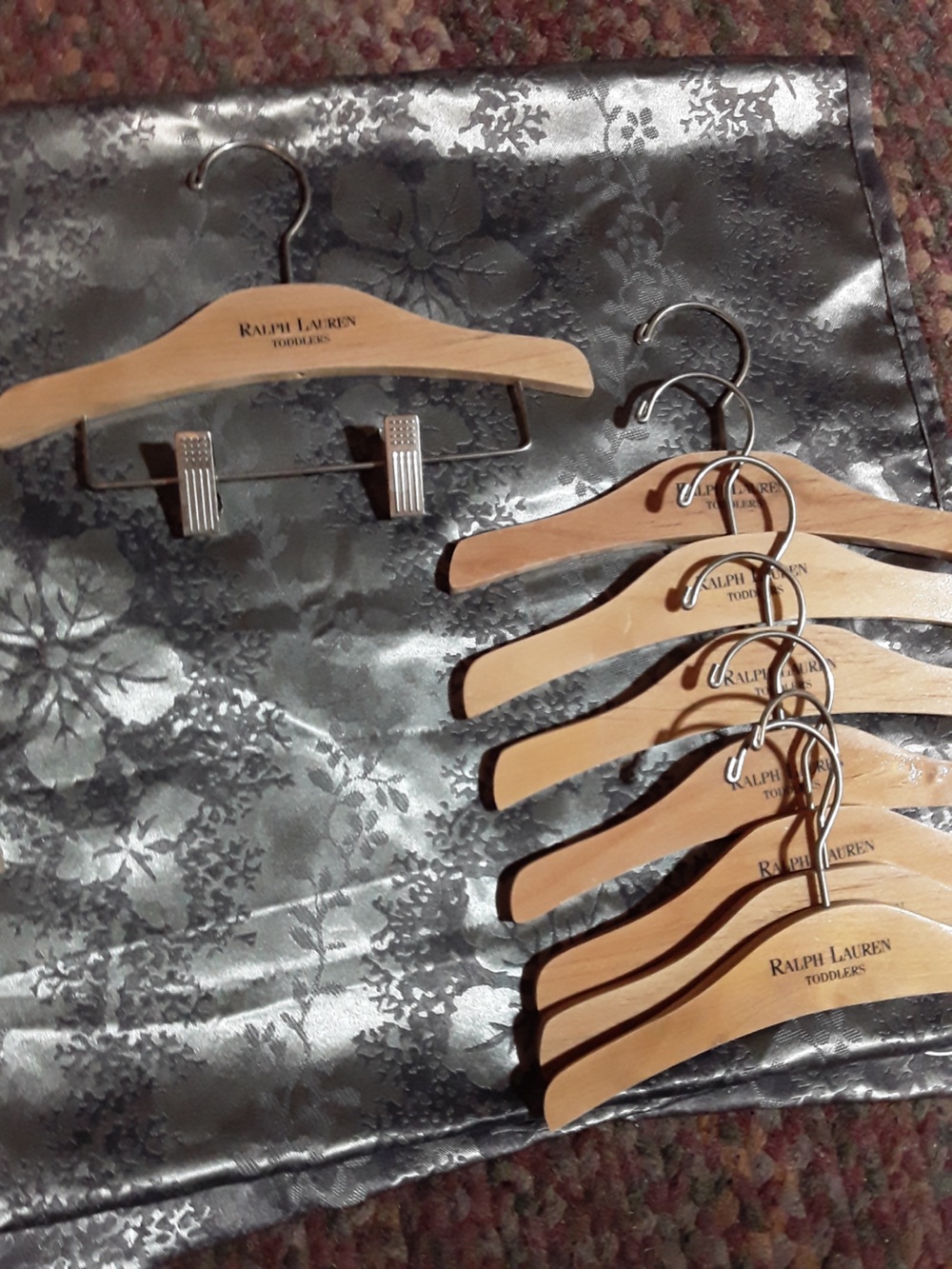 Vintage 1990' Bundle of Ralph Lauren infant and toddler clothes hangers